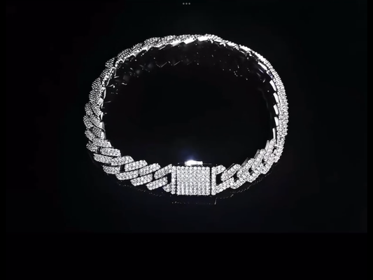 Cuban Link Bracelet Iced Out
