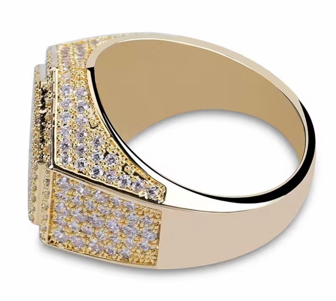 Polygon Ring Iced Out