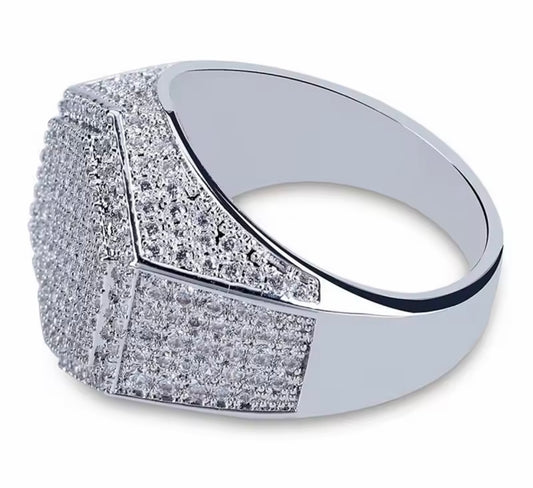 Polygon Ring Iced Out