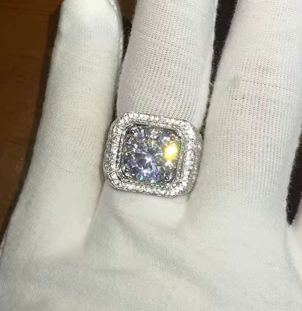 Star Ring Iced Out